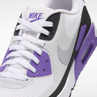 NIKE AIR MAX 90 パープル ホワイト ゴルフシューズ Nike Air Max 90 G Golf Shoes. Nike IL